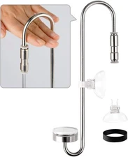 Aquarium Stainless Steel CO2 Diffuser Atomizer Widen Hook 40Cm