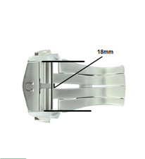 OMEGA Steel Buckle DEPLOYANTE 18mm Ref 