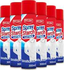 Dylon 2-In-1 Starch Spray with Easy Iron, Ironing Aid That Restores Look of Fabr