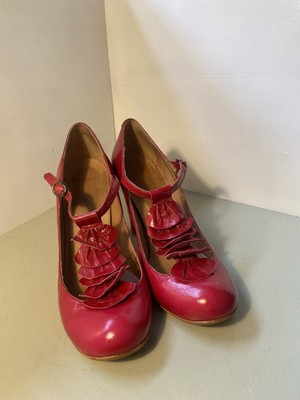 CHAUSSURES À TALON HAUT T BAR Topshop Uk6 PIN UP ANNÉES 50 60