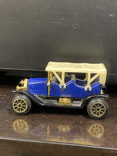 Fiat No 301 Fiat Model 8 CV 1901 Blue Classic Antique Toy Car Diecast - Picture 6 of 6