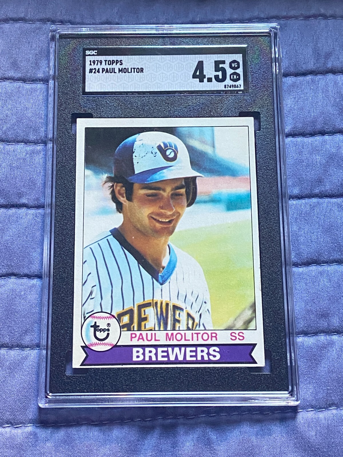 Paul Molitor - SGC 4.5 - 1979 Topps Baseball #24 Vintage HOF