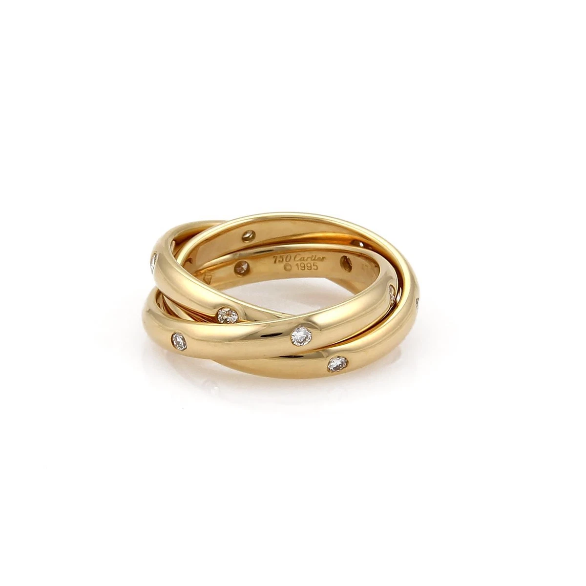 Cartier 3 band ring deals
