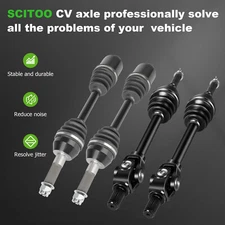 For 2004 Polaris Sportsman 400 4PCS Set Front & Rear Half Shaft CV Axles