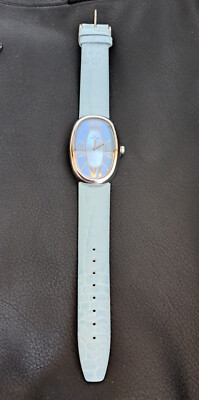 NEU! Schicke Damen-Leder-Armbanduhr - Jacques Lemans - Modell 1-1202 - hellblau