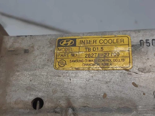 2827127700 Intercooler per HYUNDAI GETZ (TB) 1.5 CRDi 2005 5575939 - Foto 3 di 5