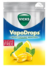 Image of Vicks Vapodrops Lemon & Menthol Sugar Free - 72g