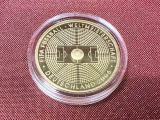 100 Euro Goldmünze FIFA Fußball Weltmeisterschaft Deutschland 2006 2005 J