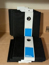 Room Essentials 11" Fabric Cube Storage Bin Black Lot of 7 - 10.5" x 10.5" x 11"