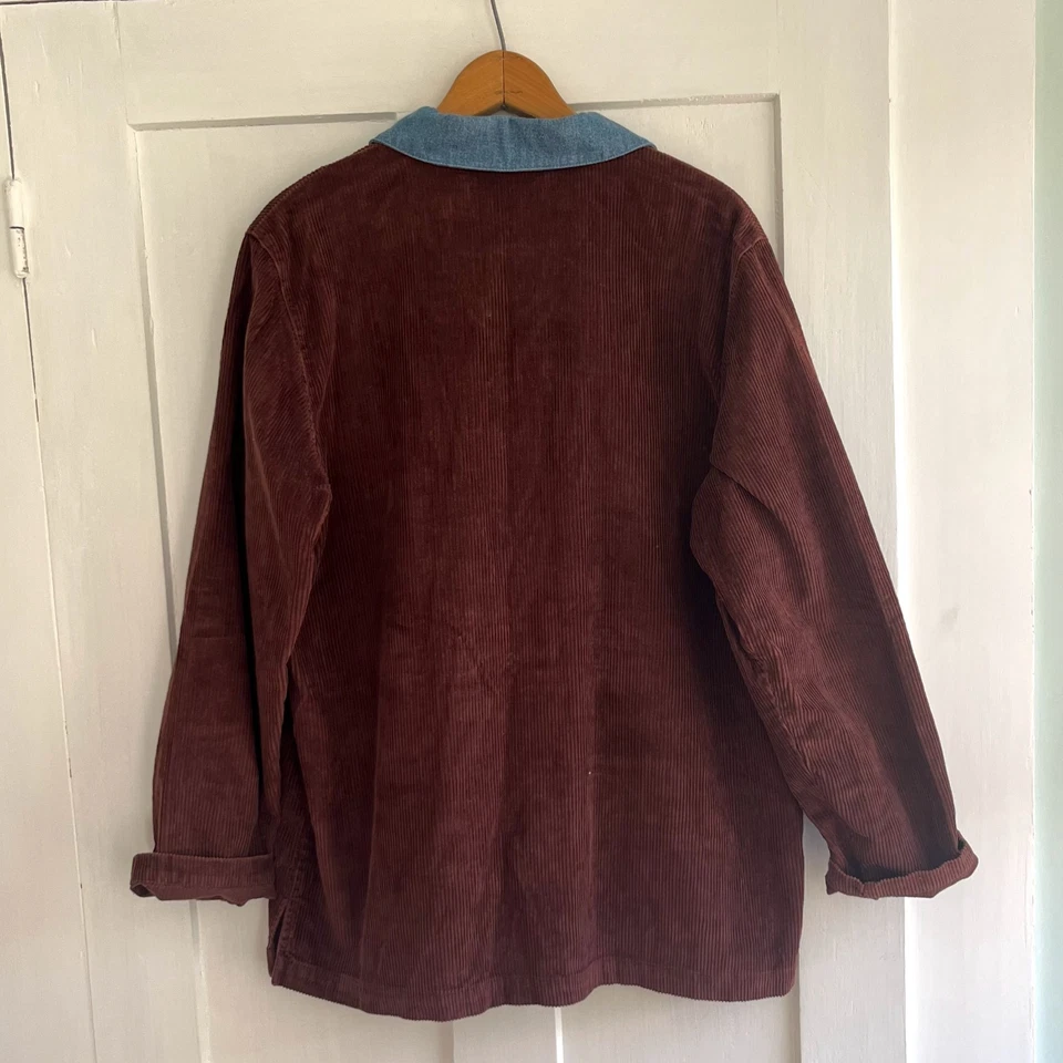 Chaqueta vintage de pana talla grande Foto 4 de 4