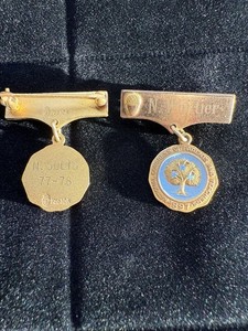 National Congress Of Parents And Teachers 1897 10k Pin 1976-1977 N. Whittier