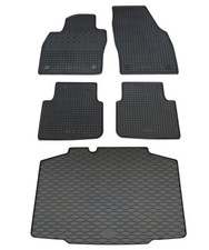 Gummi Fußmatten Kofferraumwanne für Skoda Kamiq 2019- Set Gummimatten Auslage
