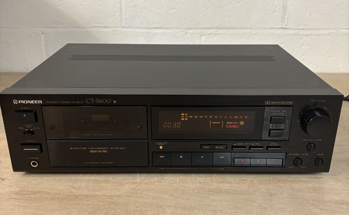 Vintage Pioneer CT-S600 Stereo Cassette Deck Dolby B-C HX PRO *Clean/Tested*