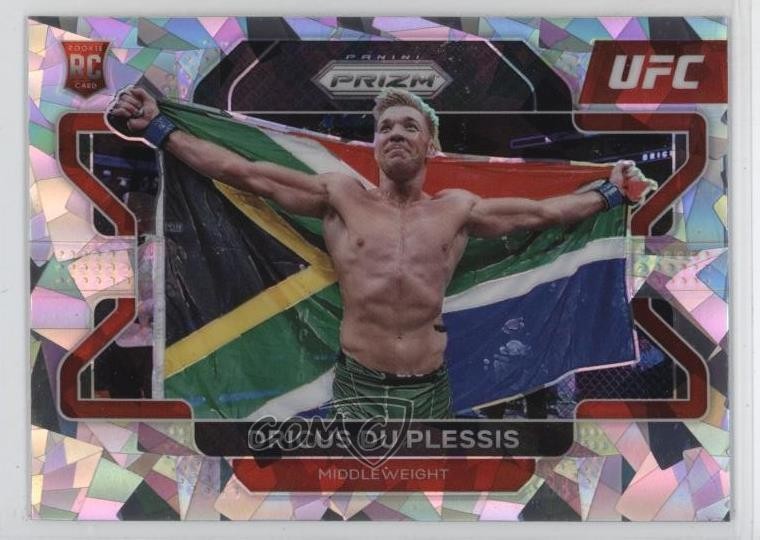 2022 Panini Prizm UFC Ice Prizm Dricus du Plessis #92 1rr7
