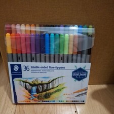 3200 TB36 Design Journey Double Ended Fibre Tip Pens with Thin & Wide Nibs