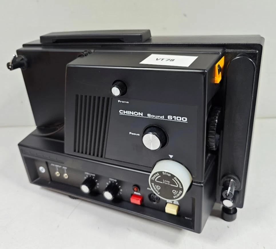 Proiettore Chinon 8mm Sound 6500 – Funzionante Con Cinghia, Lettura Ottica E Magnetica