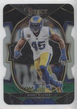 2022 Panini Select Concourse Black & Green Prizm Die-Cut Bobby Wagner #7 06p8