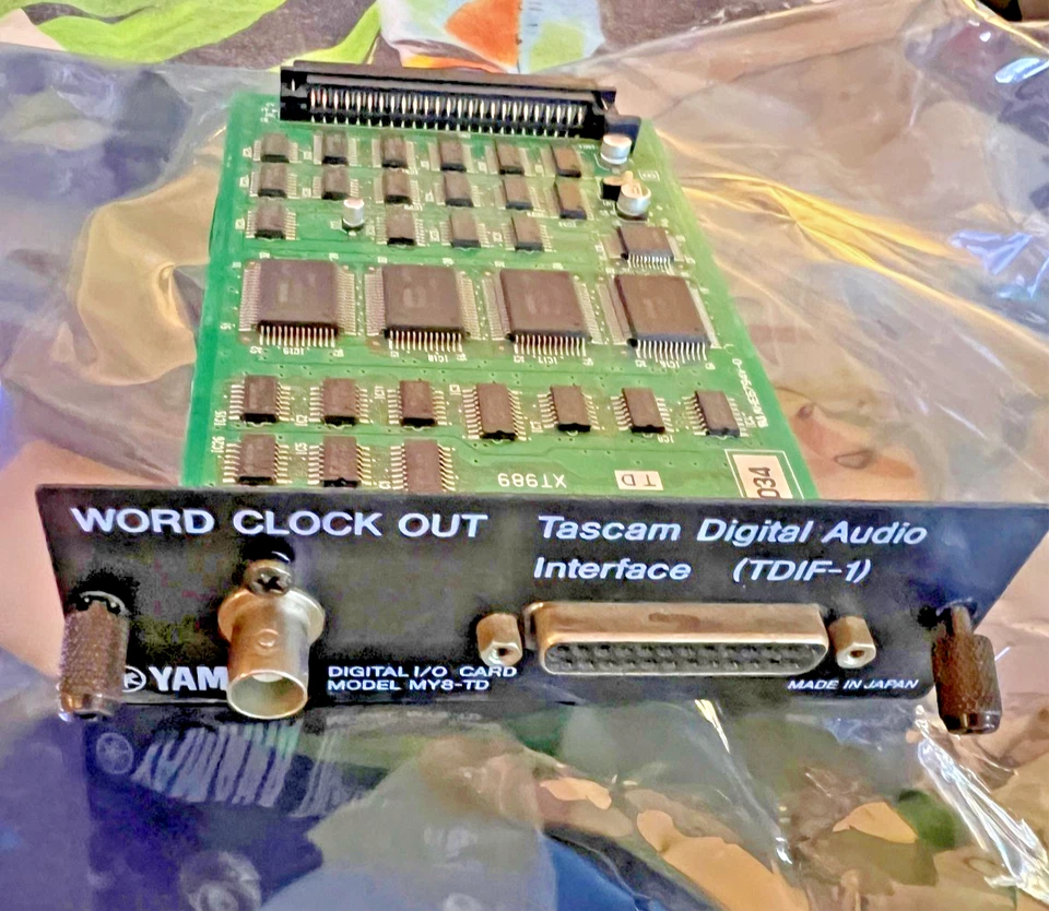 Yamaha MY8TD 8-channel TDIF-1 Format I/O Card Input Output Expansion Card - Image 3 of 4