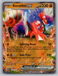Koraidon ex 124/197 Obsidian Flames Double Rare Holo
