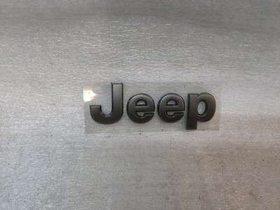 Brand New Factory Mopar OEM JEEP Wrangler Badge Emblem Letters 68283329AB GRAY