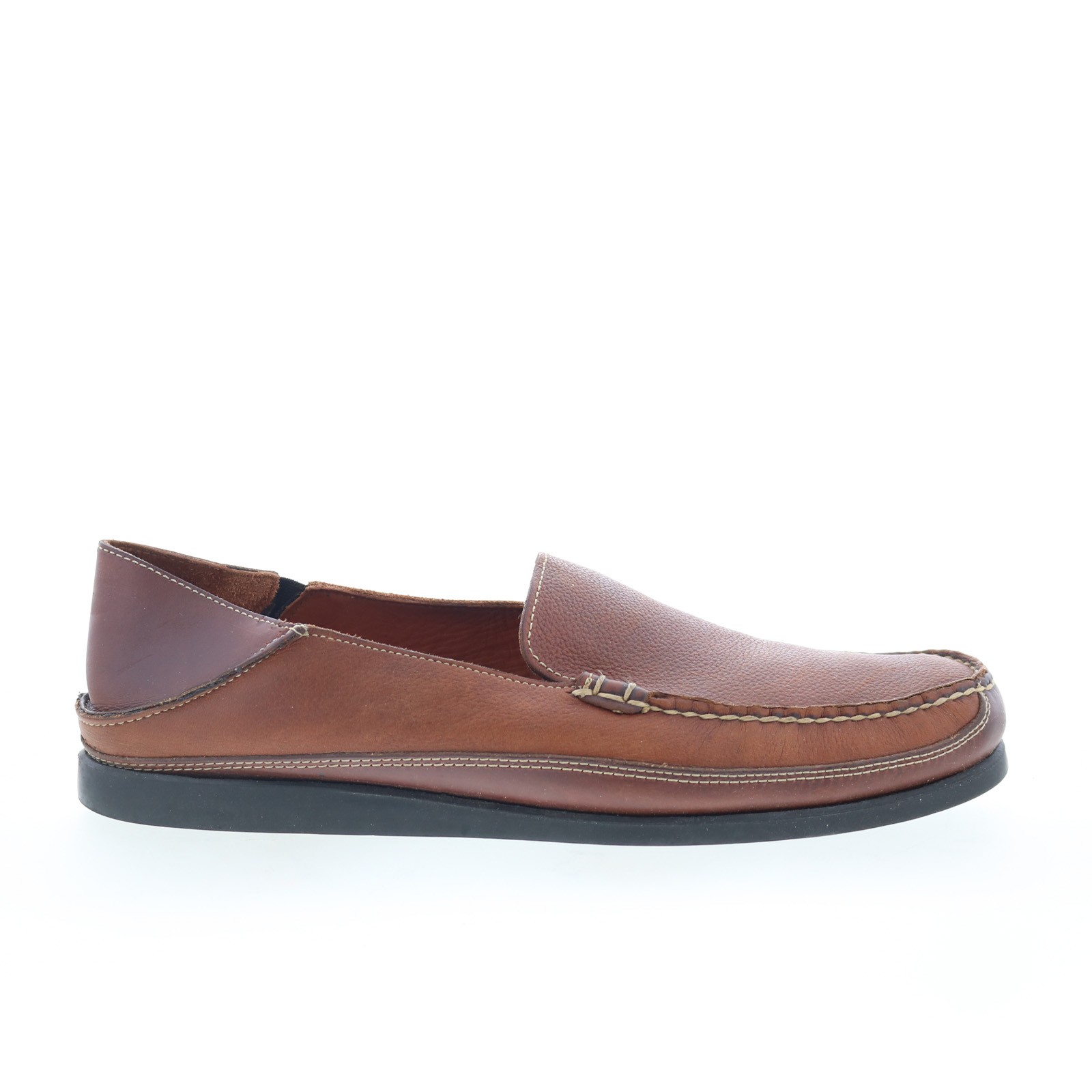 TB Phelps Gordon Mens Brown Leather Loafers - Slip Ons Casual Shoes 54690₽