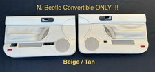 Volkswagen Beetle Door Panel Set 1998 To 2010 Oem Tan Beige Convertible Only. Volkswagen Beetle Door Panel Set 1998 To 2010 Oem Tan Beige Convertible Only.