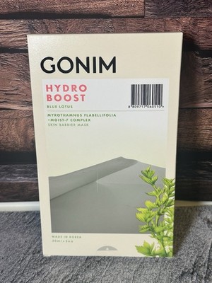 Gonim Hydro Boost Skin Barrier Mask Blue Lotus 5 Pack