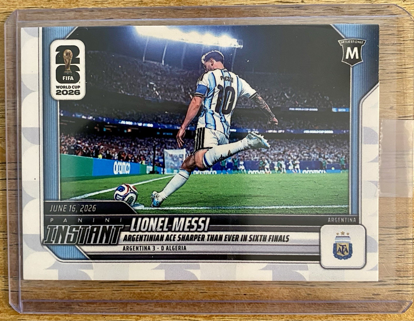 2026 Panini Instant FIFA World Cup #45 Lionel Messi Argentina PR: 14868