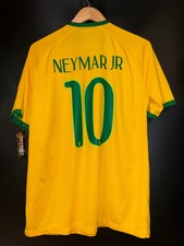 BRAZIL NEYMAR JR 2014-2015 ORIGINAL JERSEY SIZE L