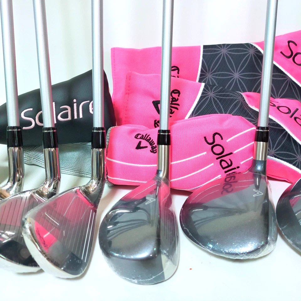 Callaway Solaire Ladies Full Golf Club Set Driver 5W 6H 7I 9I PW SW PT No Bag - Image 3 of 4