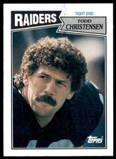 1987 Topps #218 Todd Christensen Raiders