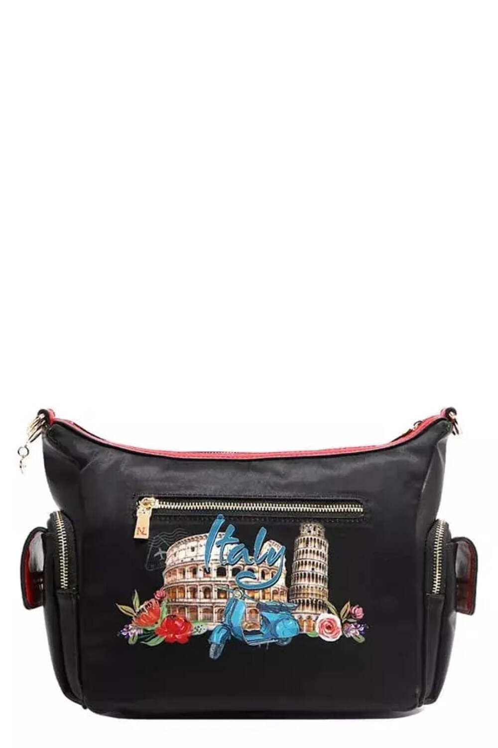 Trendsi Nicole Lee Italy Print Women's Shoulder Bag Everyday Fashion Multi-Pocke thumbnail 5