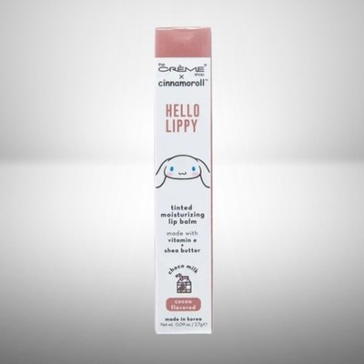 the Creme Shop x CINNAMOROLL HELLO LIPPY Moisturizing Tinted Lip Balm Choco Milk