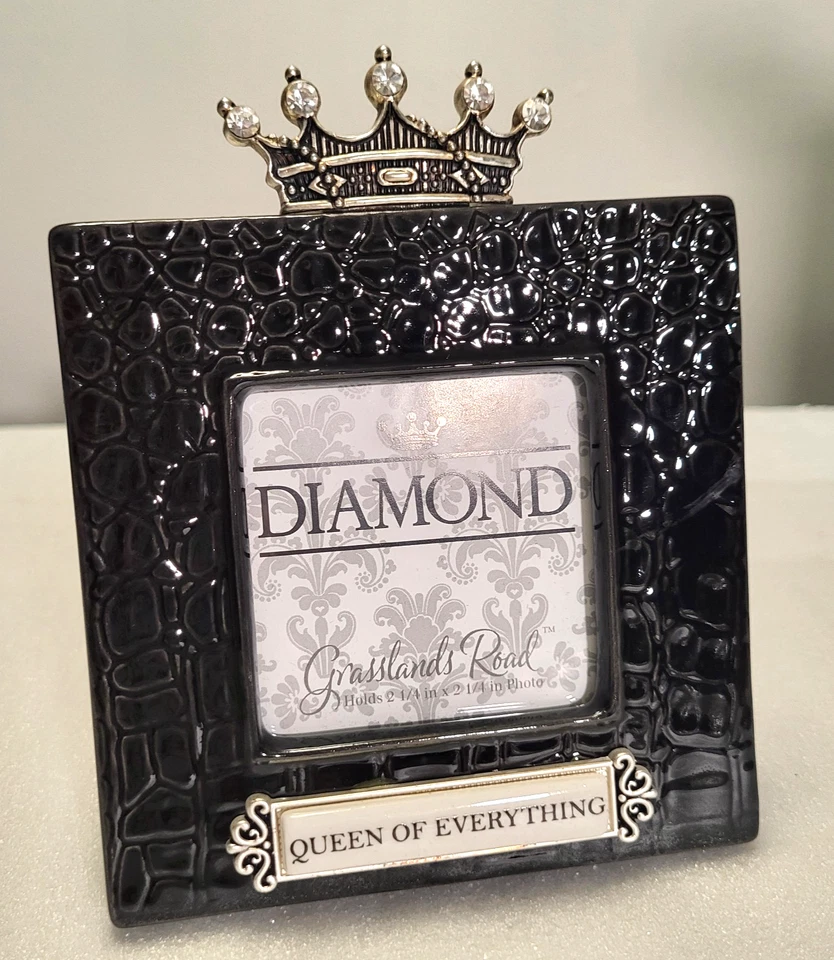 Drama Humor - Marco de fotos adornado Reina de todo para hermana, amiga Foto 2 de 4