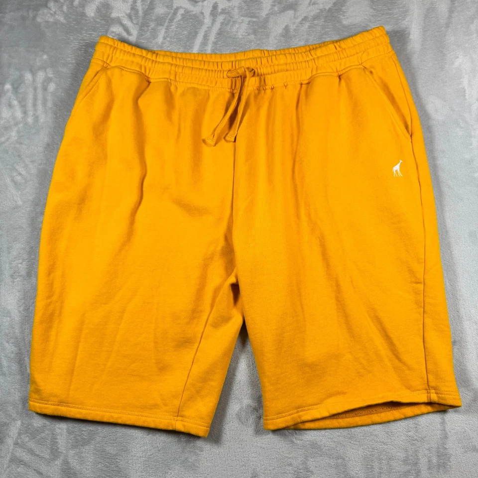 Pantalones Cortos Lifted Research Group Para Hombre 4XL Amarillo Streetwear y2k Relax Lounge LRG Foto 3 de 4