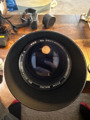 VINTAGE Soligor C/D 85-300mm f/5 Zoom Macro Lens - Canon FD Mount (C/FD)
