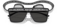 MICHAEL KORS-LUXOTTICA-MK1116 Tucson Black Logo SUNGLASSES w/Case  Paperwork