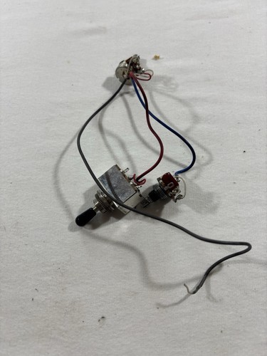 2000s B.C. Rich Bronze Series Warlock Wiring Harness Switch Volume Tone Pots