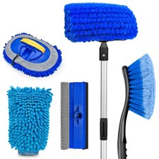 65 Car Wash Brush With Long Handle Scratchfree Car Cleaning Kit With Soft Wash
