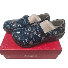 Alegria Keli Peace and Love Slip-On Comfortable Healthcare Women's Size 10.5-11