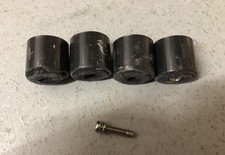 4 x Sony VTR BVW BetacamSP Black Plastic Feet Spare Part - missing screw 