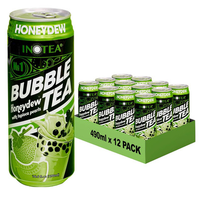 Bubble Tea with Tapioca Pearls - Delicious, Instant Boba Tea - Ready-To-Drink Bl
