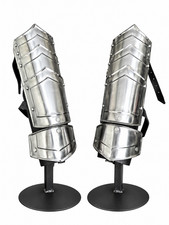 Medieval Knight Steel Arm Bracers: SCA LARP Cosplay Armor Medieval Knight Steel