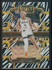 Dana Evans 2024 Panini Select WNBA Concourse Zebra Prizm #73