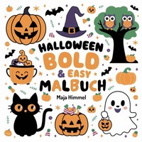 Halloween Malbuch Erwachsene Kinder 40 Ausmalbilder Gespenster Vampire Hexen