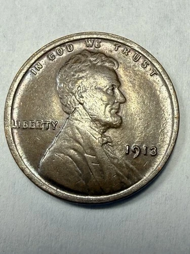 ** 1913 LINCOLN CENT- AU+  (UPGRADE THAT SPOT IN YOUR SET)  PRICED TO SELL🔥**