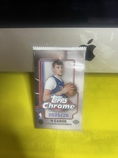 2025/26 Topps Chrome Basketball Hobby Pack Sealed New IN HAND