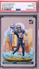 2025 Panini Donruss Drake Maye Picture Downtown Graded 10 Gem Mint