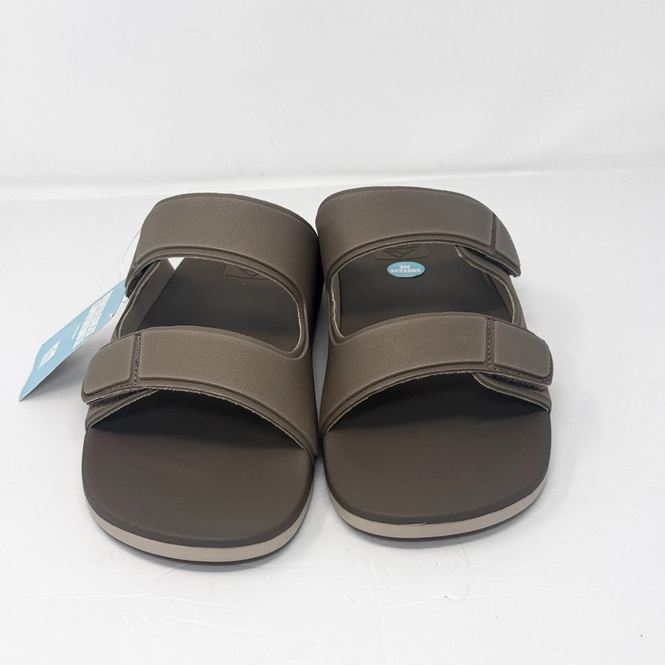 Sandalias Reef Cushion Tradewind Slide - Nuevas con etiquetas para hombre talla 11 marrón fósil ajustables Foto 2 de 4