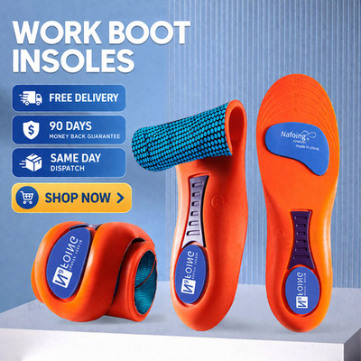 Arbeitsstiefel Einlegesohlen Wandern Trainer Innensohlen Fußeinlagen Unterstützung Silikon Gel 